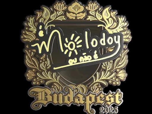 Sticker | molodoy (Gold) | Budapest 2025
