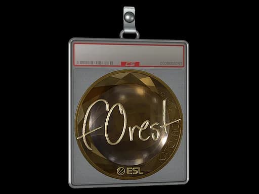 Sticker Slab | f0rest (Gold) | Katowice 2019