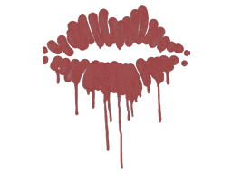 Sealed Graffiti | Kiss (Blood Red)