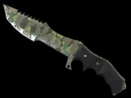★ Huntsman Knife | Boreal Forest (Well-Worn)