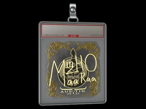 Sticker Slab | mzinho (Gold) | Austin 2025