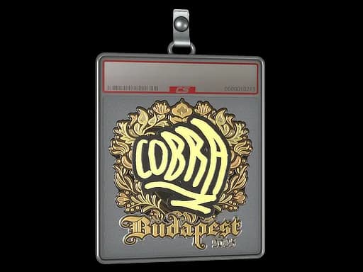 Sticker Slab | cobra (Gold) | Budapest 2025