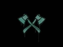 Sealed Graffiti | X-Axes (Frog Green)