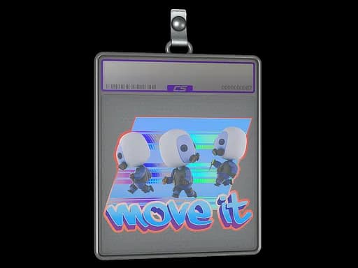 Sticker Slab | Move It (Holo)