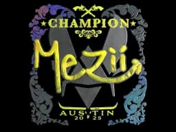 Sticker | mezii (Holo, Champion) | Austin 2025