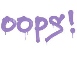 Sealed Graffiti | Oops (Violent Violet)
