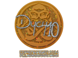Sticker | Dycha (Glitter) | Copenhagen 2024