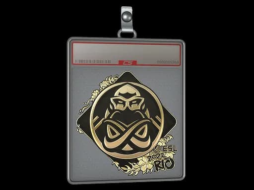 Sticker Slab | ENCE (Gold) | Rio 2022