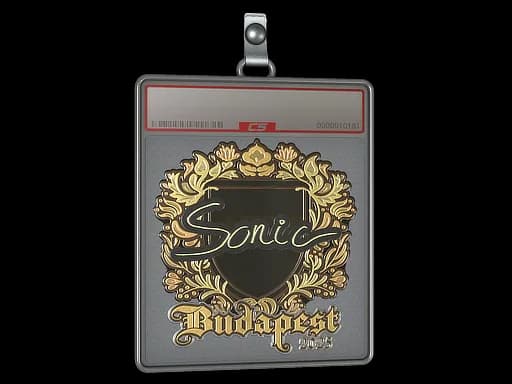 Sticker Slab | Sonic (Gold) | Budapest 2025
