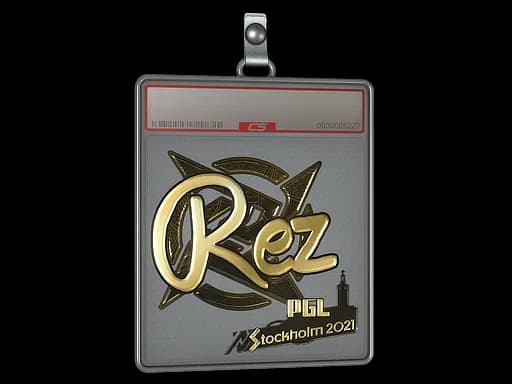 Sticker Slab | REZ (Gold) | Stockholm 2021