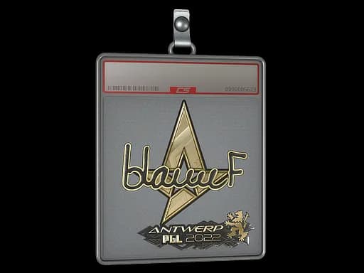 Sticker Slab | blameF (Gold) | Antwerp 2022