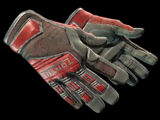 ★ Specialist Gloves | Crimson Web (Well-Worn)