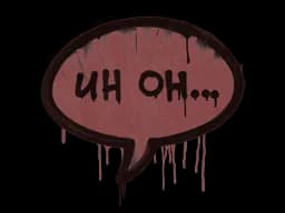 Sealed Graffiti | Uh Oh (Brick Red)