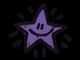 Sealed Graffiti | Shining Star (Monster Purple)