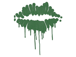 Sealed Graffiti | Kiss (Jungle Green)