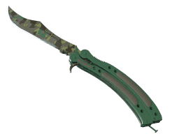 ★ StatTrak™ Butterfly Knife | Boreal Forest (Well-Worn)