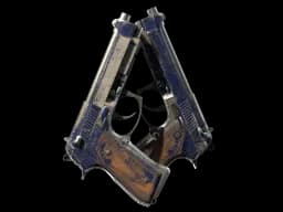 Dual Berettas | Moon in Libra (Battle-Scarred)