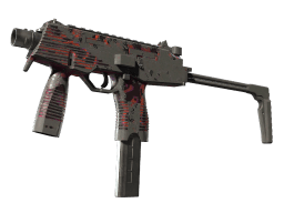 MP9 | Ruby Poison Dart (Battle-Scarred)