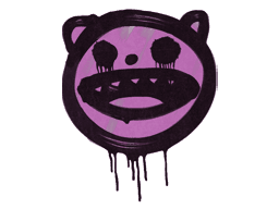 Sealed Graffiti | Happy Cat (Bazooka Pink)