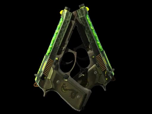 StatTrak™ Dual Berettas | Cobra Strike (Factory New)