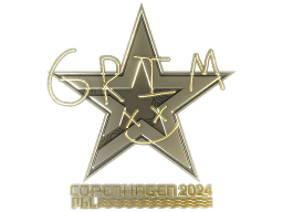Sticker | Grim (Gold) | Copenhagen 2024