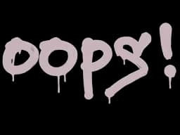 Sealed Graffiti | Oops (War Pig Pink)