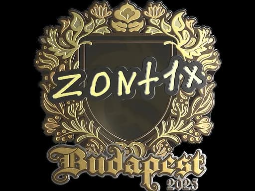 Sticker | zont1x (Gold) | Budapest 2025