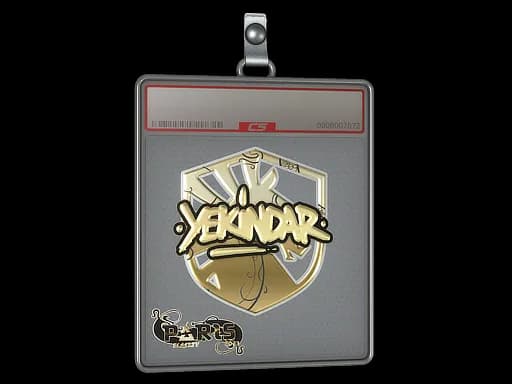 Sticker Slab | YEKINDAR (Gold) | Paris 2023