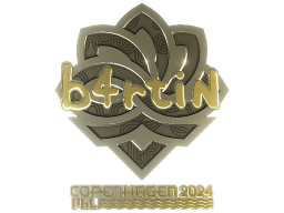 Sticker | b4rtiN (Gold) | Copenhagen 2024