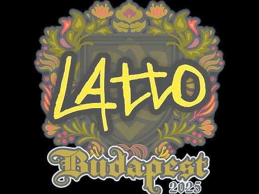 Sticker | latto | Budapest 2025