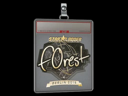 Sticker Slab | f0rest (Gold) | Berlin 2019