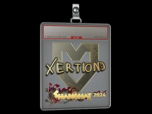 Sticker Slab | xertioN (Gold) | Shanghai 2024