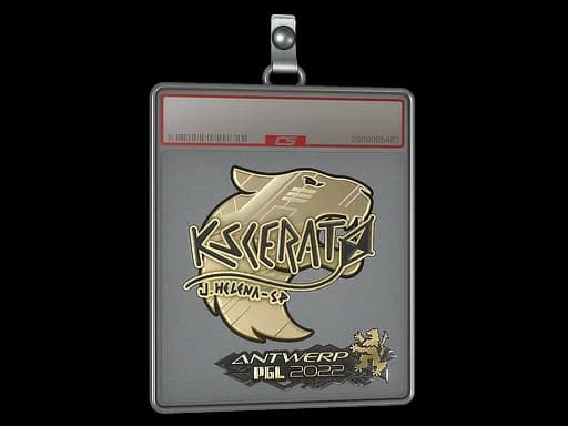 Sticker Slab | KSCERATO (Gold) | Antwerp 2022