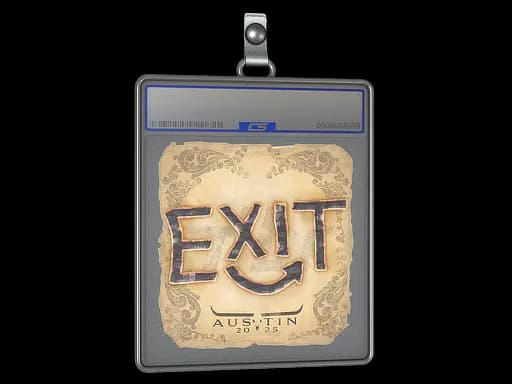 Sticker Slab | exit | Austin 2025