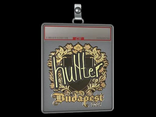 Sticker Slab | huNter- (Gold) | Budapest 2025