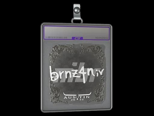 Sticker Slab | brnz4n (Foil) | Austin 2025