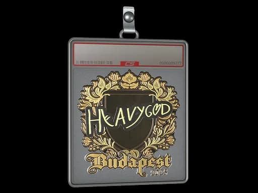 Sticker Slab | Heavygod (Gold) | Budapest 2025