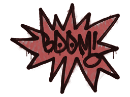 Sealed Graffiti | BOOM (Blood Red)