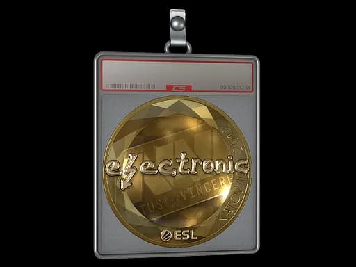 Sticker Slab | electronic (Gold) | Katowice 2019