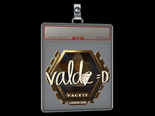 Sticker Slab | v4lde (Gold) | London 2018