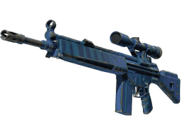 StatTrak™ G3SG1 | Azure Zebra (Field-Tested)