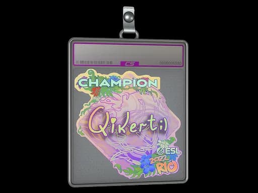 Sticker Slab | qikert (Holo, Champion) | Rio 2022