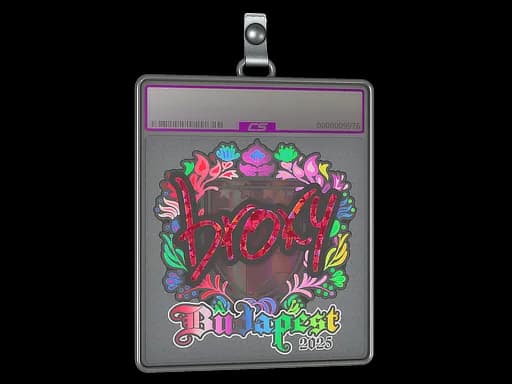 Sticker Slab | broky (Holo) | Budapest 2025