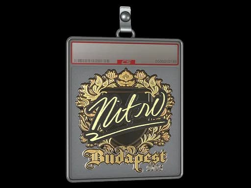 Sticker Slab | nitr0 (Gold) | Budapest 2025