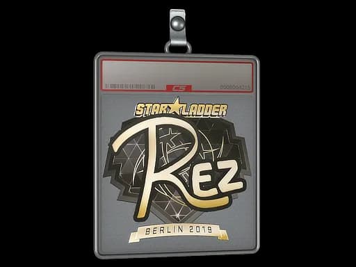 Sticker Slab | REZ (Gold) | Berlin 2019