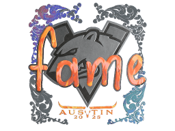 Sticker | fame (Holo) | Austin 2025