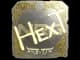 Sticker | HexT (Gold) | Austin 2025 CS2 skin