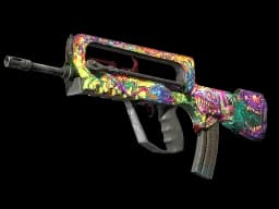 FAMAS | Bad Trip (Battle-Scarred)
