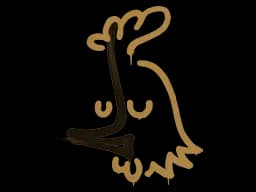 Sealed Graffiti | Recoil AK-47 (Desert Amber)