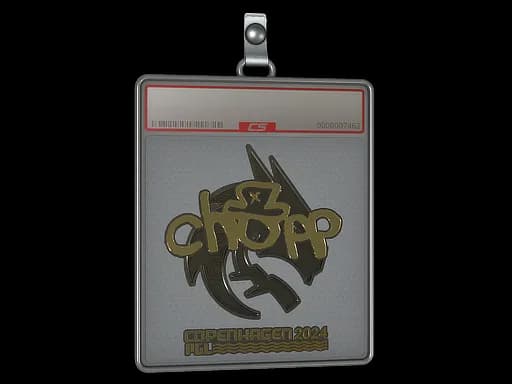 Sticker Slab | chopper (Gold) | Copenhagen 2024